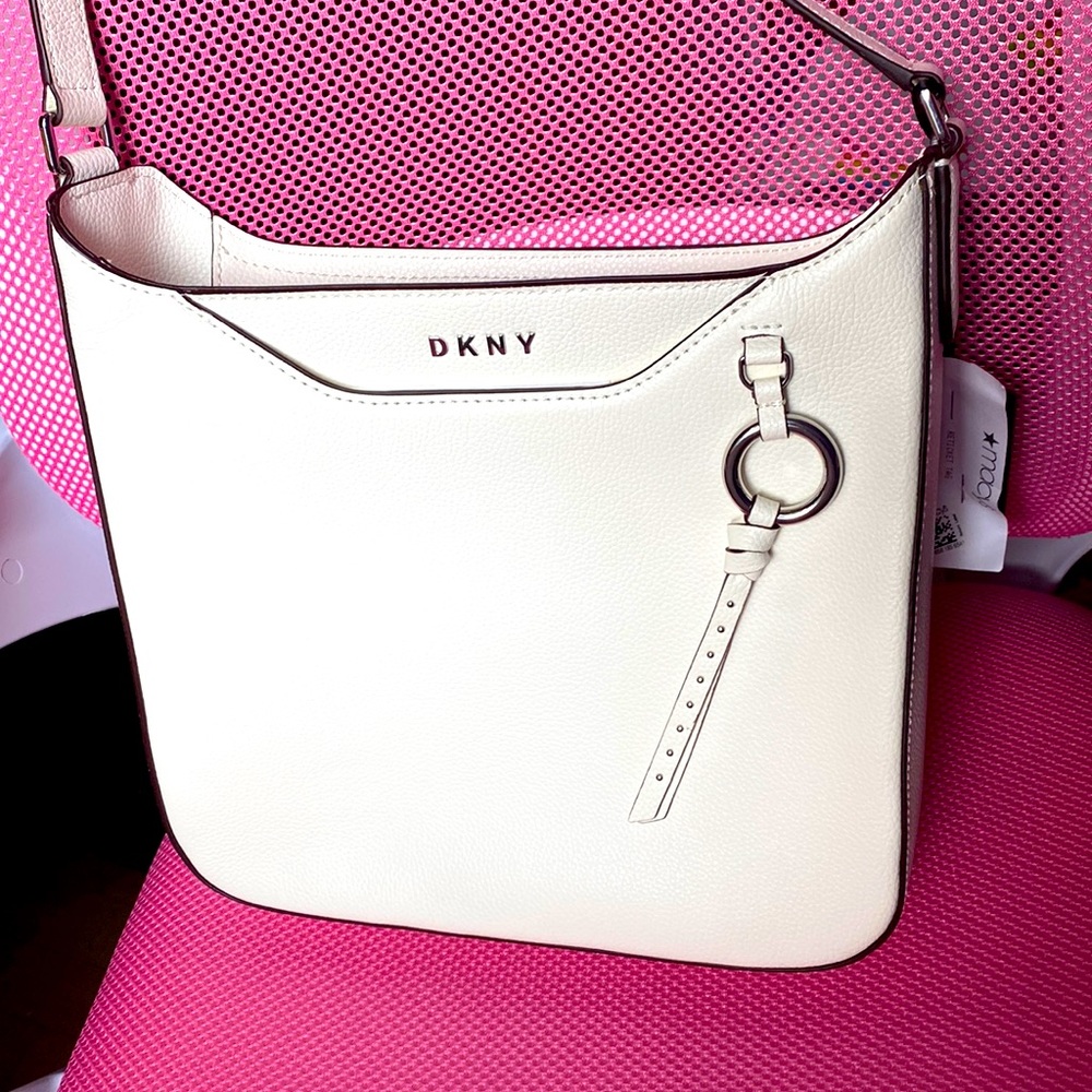 White DKNY Shoulder Bag